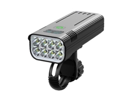 Luz Dianteira Para Bicicleta, 8000 Lúmens, Super Brilhante, 8 Leds, Bateria Recarregável Usb De 5200mah, Indicador De Bateria E 5 Modos De