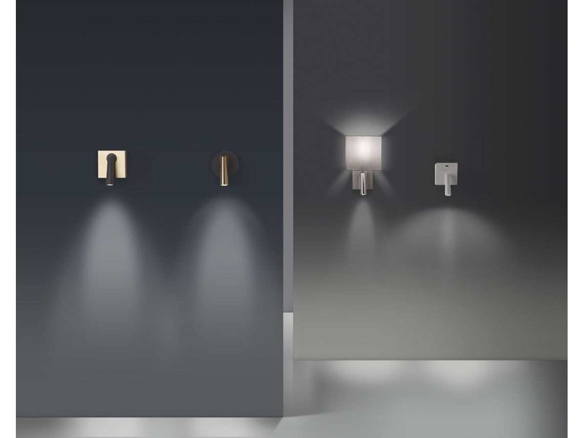 Aplique de Parede de Parede LEDS·C4 Gamma Mix&Match Square (Branco LED 2.2W Aluminio