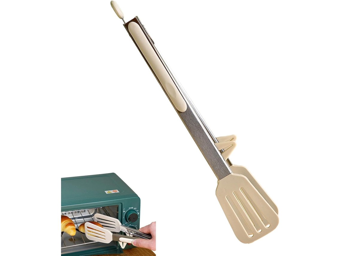 Pinça De Silicone Para Churrasco, Resistente Ao Calor, Multiuso, Ideal Para Segurar, Fritar Bife E Assar Carne