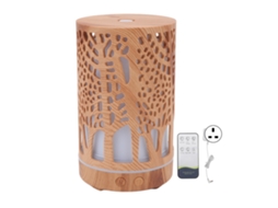 Difusor de aromas em madeira, luz LED, 200ml, 100-240v LAXISCREED