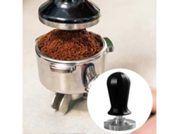 Tamper De Café Expresso De 51 Mm Em Aço Inoxidável Com Base Plana E Mola Constante Aquaforge
