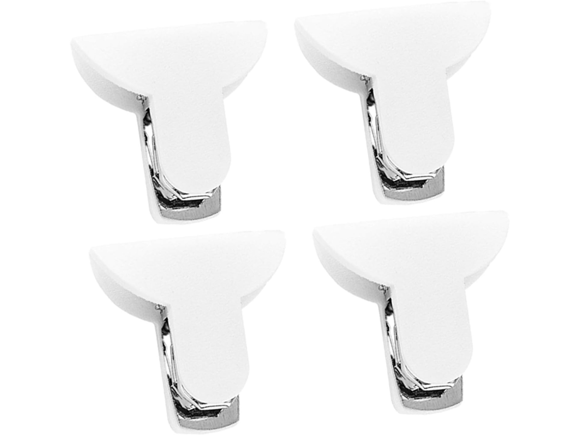 Conjunto de 4 alfinetes acolchoados e antiderrapantes para edredons Lençóis, com espuma resistente, ideais para uso.