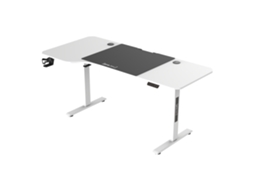 Secretária Regulável em Altura Stryn Aglomerado/Aço 160X75Cm Branco PRO.TEC