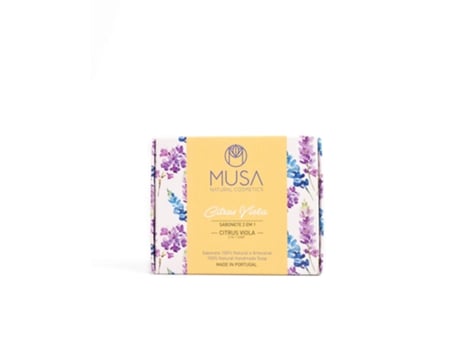 Sabonete Citrus Viola Musa (2 Em 1 Hidratante E Esfoliante)