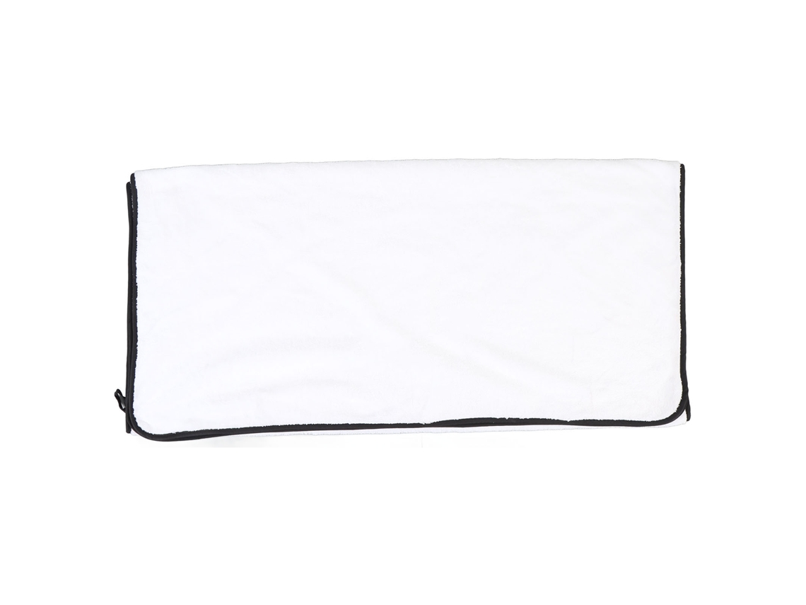 Toalla De Baño Coral Fleece 70x140cm Ultra Absorbente Secado Rápido Suave Ligero Para Hogar Viaje Blanco