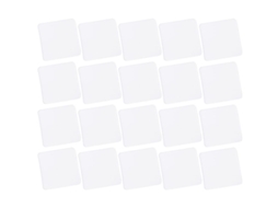 Conjunto De 40 Ganchos Transparentes Com Ventosa Dupla Face