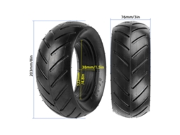 Pneu Mali para scooter elétrico, 8.5x3.0, sólido, borracha, alta aderência