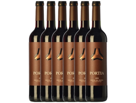 Vinho PORTIA Portia Tempranillo Ribera Del Duero Roble (0.75 L - 6 unidades)