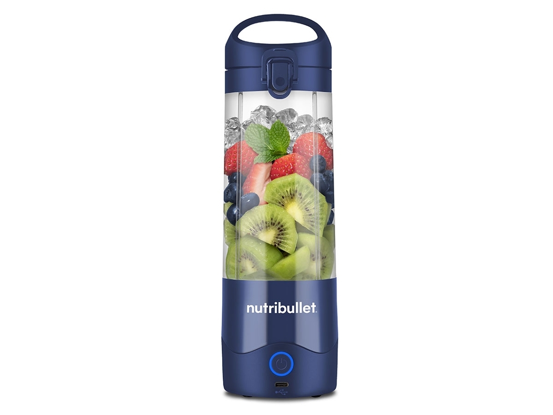 Liquidificador Portátil NUTRIBULLET Portable NBP003NBL (Outlet Caixa Aberta - 0,475 L - Azul)