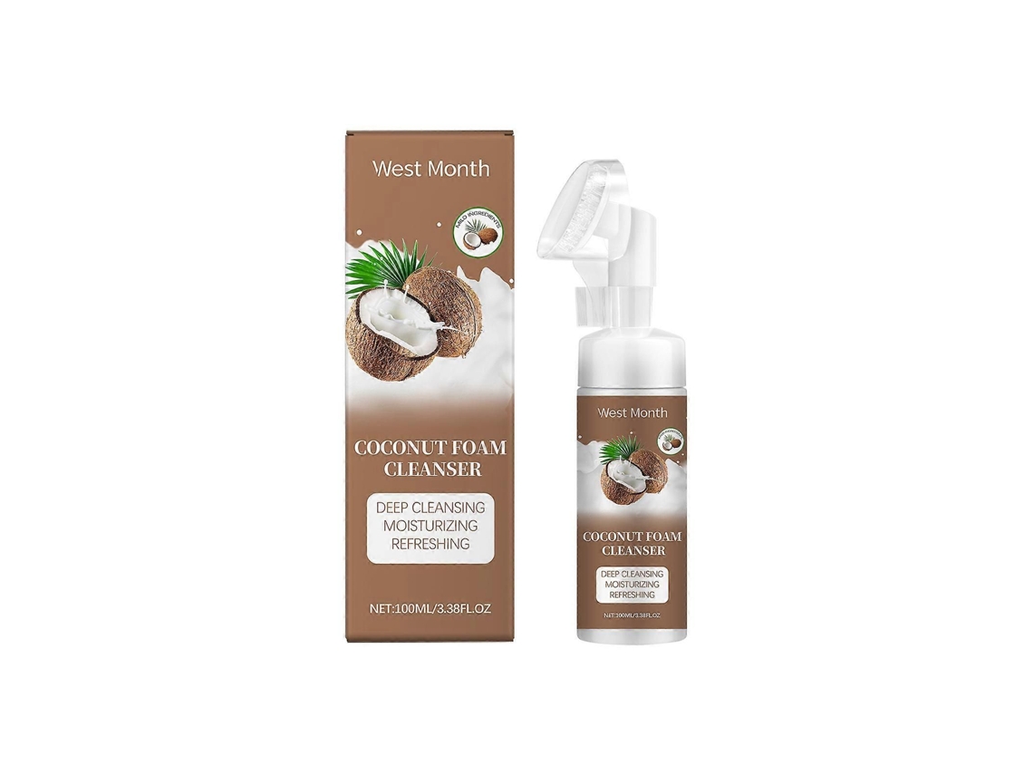 Limpeza de Espuma de Coco Limpeza Suave de Poros Limpeza Refrescante e Úmida TAISHENGDA