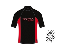 Camiseta masculina de Lycra Aquaneos de 8 oz com proteção UV50