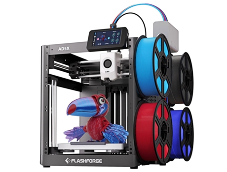 Impressora 3d Flashforge Ad5x/impressão Inteligente Multicolorida/600mm/s Velocidade Máxima/220x220x220mm