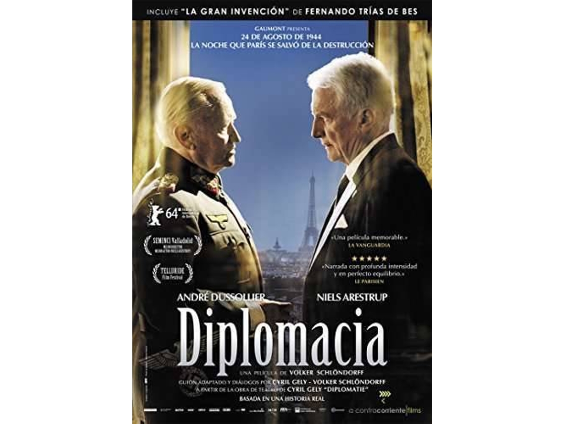 DVD Diplomatie (2014) / Diplomacia (Edição em Espanhol)