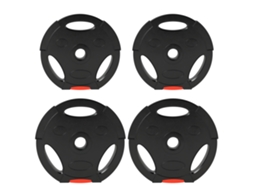 Conjunto de 2 halteres hexagonais com pegass antiderrapantes, 2x5 kg VELTUS TRADE