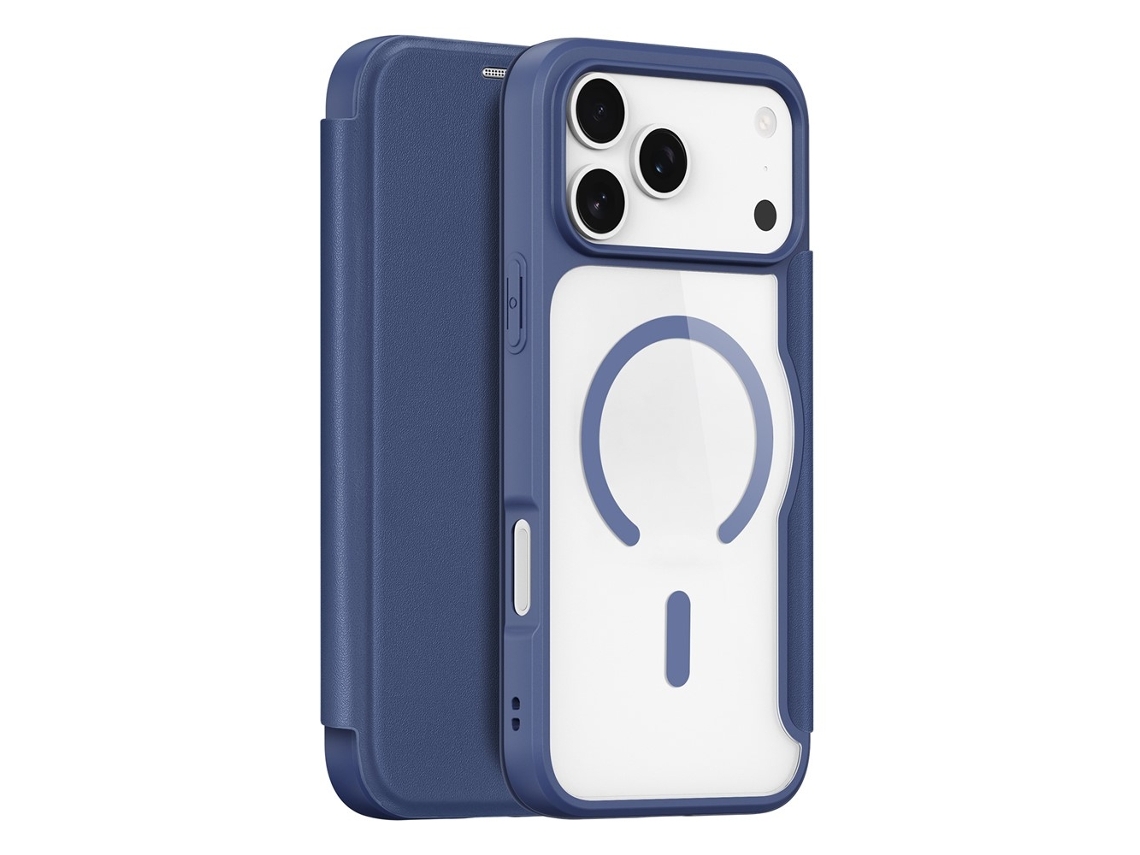Dux Ducis Capa Para Iphone 17 Pro X Carteira Pro - Azul