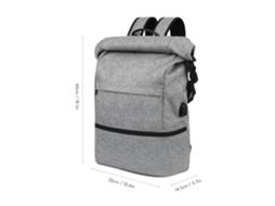 Mochila Multifuncional Comutador Lixada Cinza