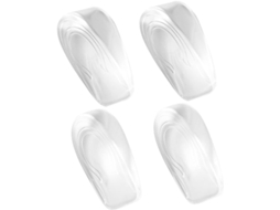 Calcanhares De Gel Para Homens, Protetores De Calcanhar Para Sapatos, 2 Pares, Aliviam A Pressão E Protegem Os Pés, Uso