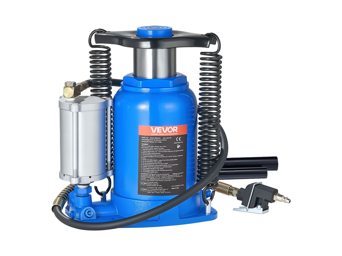 Macaco hidráulico pneumático VEVOR 32 T para reparo de carros 0,9-1,2 MPa