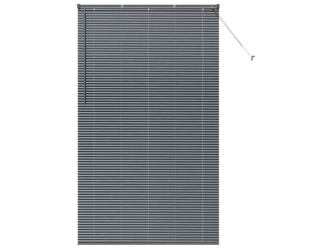 Conjunto 1 Persianas Venecianas Vidaxl Cinzento Alumínio (220 X 125 Cm)