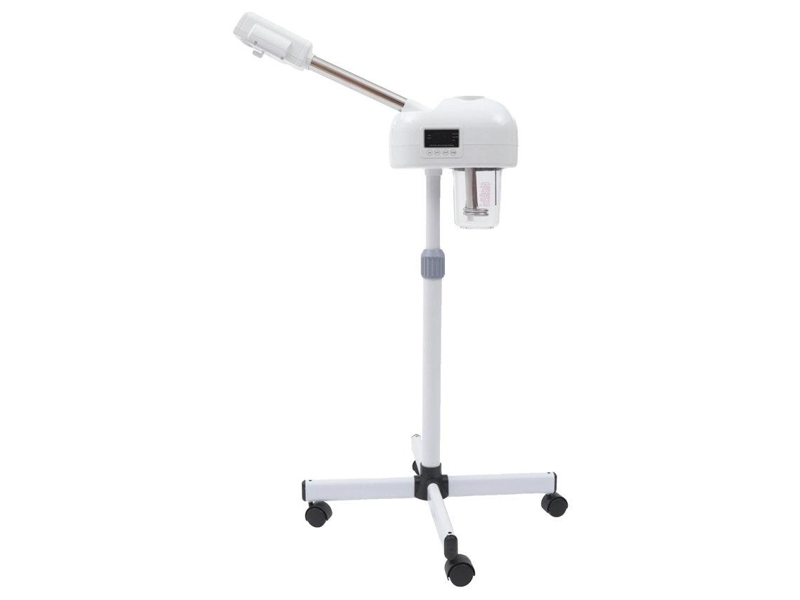 Vaporizer Facial Profissional, Limpeza Profunda, Altura Ajustável, Marfim Oem