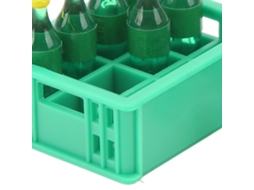 Mali mini Garrafa de Refrigerante com Cesto Material Plástico Decoração de Cozinha Modelo Miniatura Brinquedo Verde