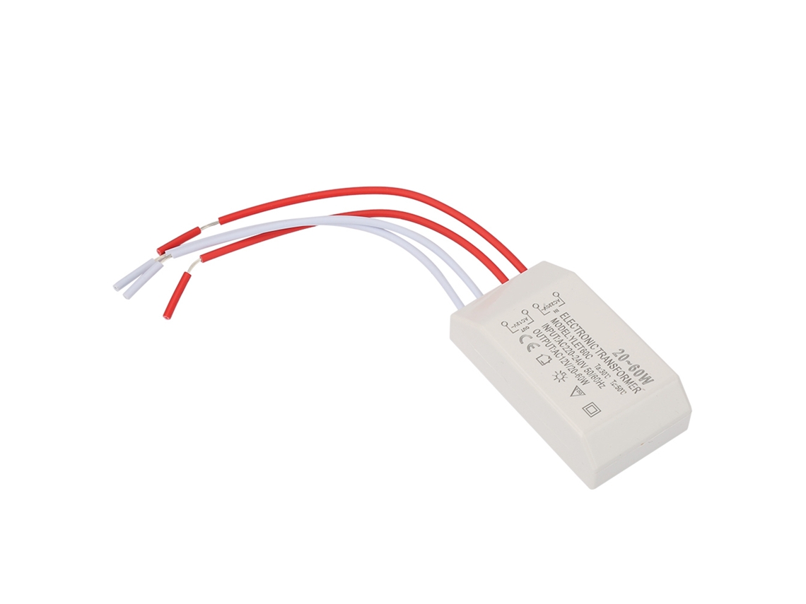 Transformador Eletrônico 220V para 12V 20-60W | S/MARCA