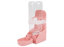 Bebedouro Automático Pequenos Animais 500ml Rosa