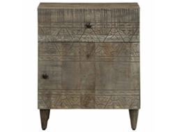 Maison Exclusive - Mesa De Cabeceira Cinzento Claro 50x33x60 Cm