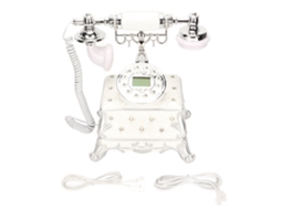 Telefone Vintage Retro EOOCOO (sistema Dual Rotativo Fsk/dtmf)