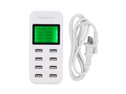 Hub Carregador Usb LAXISCREED com Lcd Inteligente