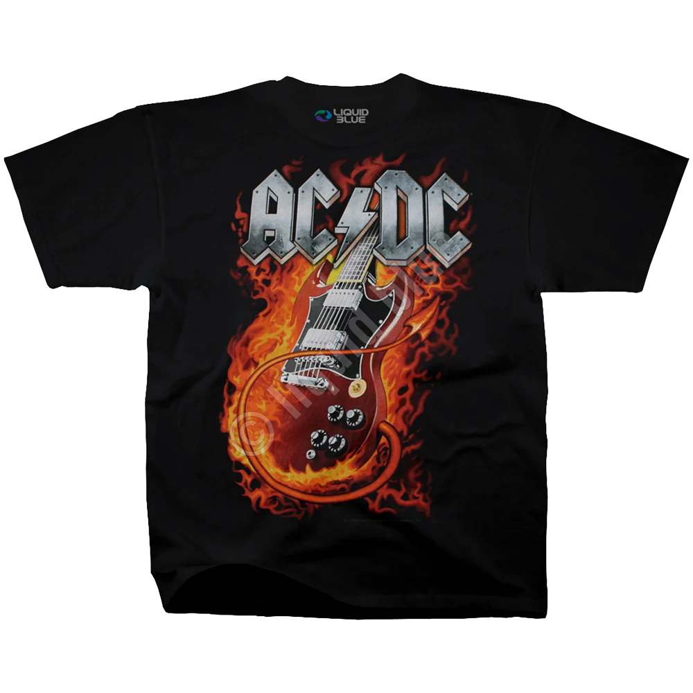 Ac/dc Thunderstruck T-shirt Unisex Rockinstone Size:m