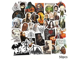 Conjunto Com 100 Adesivos Impermeáveis Ââdo Filme Hobbits Para Decorar Malas, Laptops, Canecas E Skates. Aquaforge