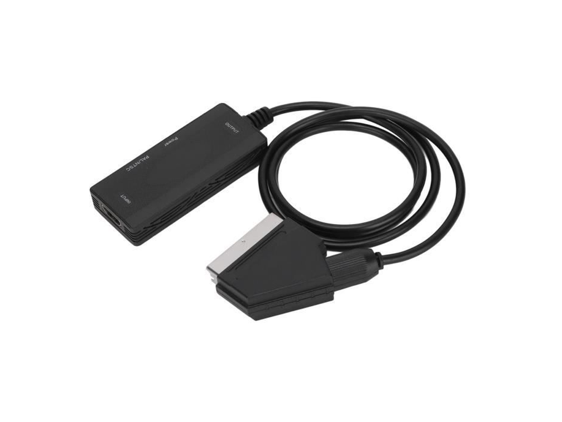 Conversor HURRISE para Scart Full Hd 720P 1080P Adaptador Av para Projetor de Monitor Hdtv