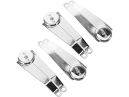Conjunto De 4 Dobradiças Reforçadas Para Tampas Caixas Madeira,