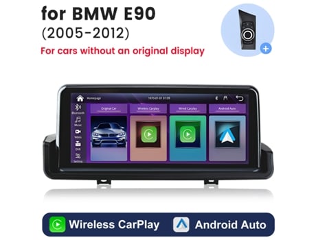 Para Bmw E90 E91 E92 06 2010 Rádio De Automóvel Gps Navi Swc Bt Carplay/auto Junsun