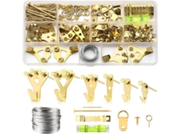 Gancho para Moldura de Quadros, Kit com 196 Peças Pendurar Parafusos. AQUAFORGE