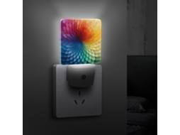Luz Noturna Led Com Sensor Crepuscular, Quarto, Banheiro, Cozinha, Escadas E Corredor Eficiente E Decorativo