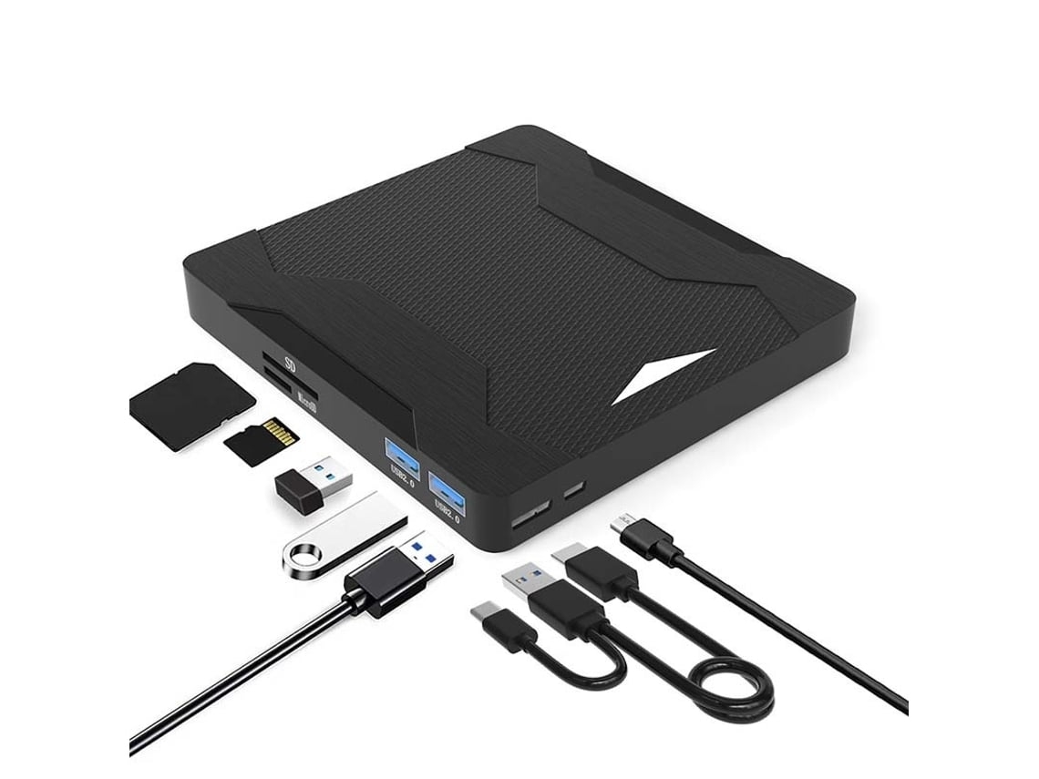 Unidade de Dvd/cd Externa Multifunções ZYBLSSBB (leitura/gravação)