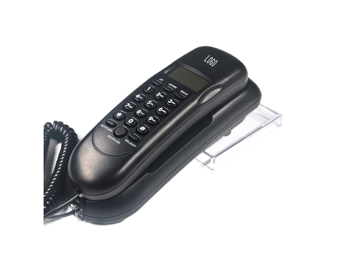 Telefone De Parede Telefone Residencial, Telefone Fixo Com Rediscagem Do Último Número Brilvibera