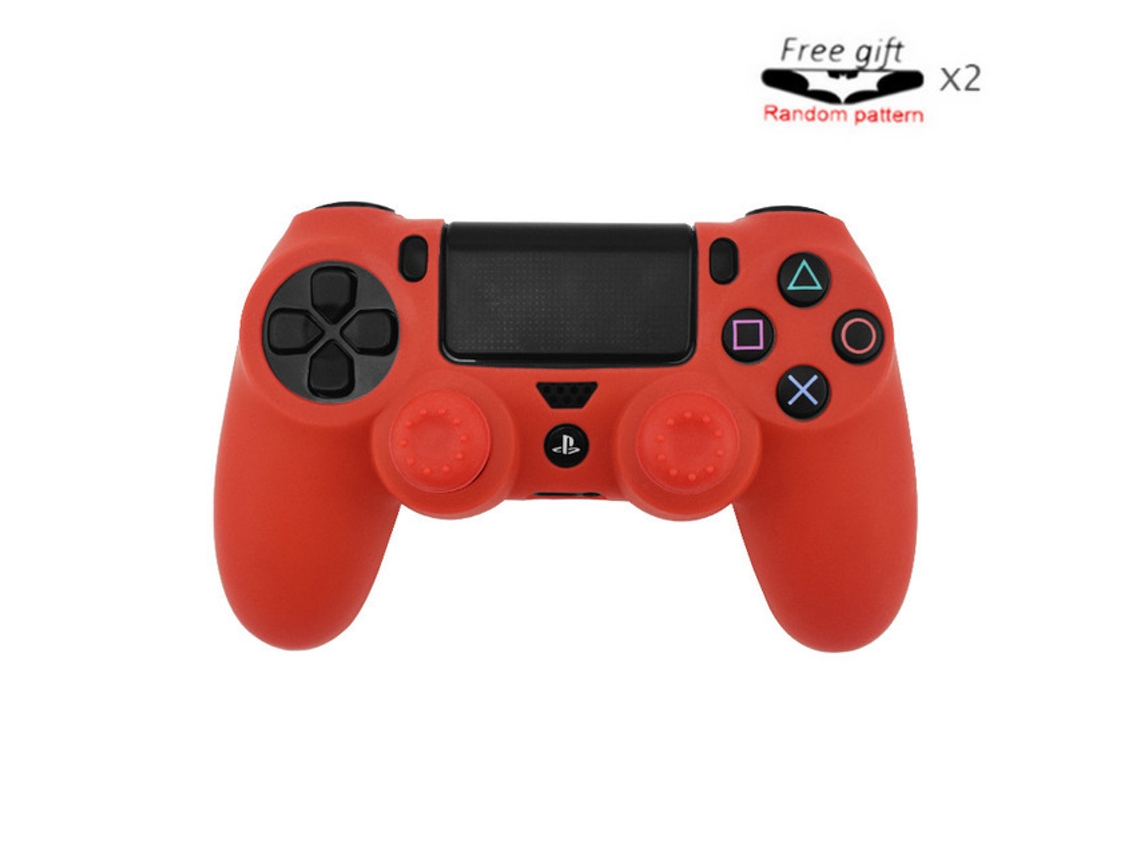 Capa para comando PS4 MOROROR Vermelho