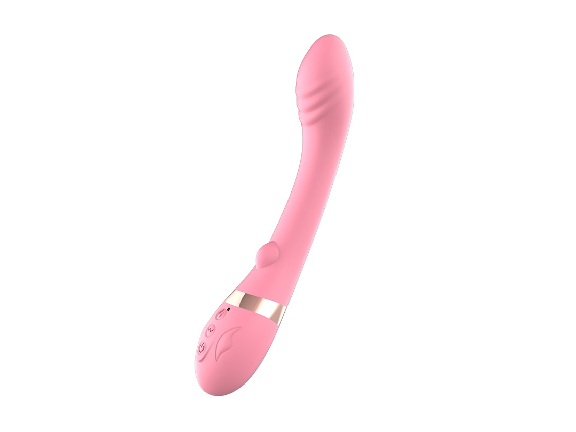 Vibrador De Massagem De Silicone Aquecvel Multifrequncia Para Mulheres (rosa)