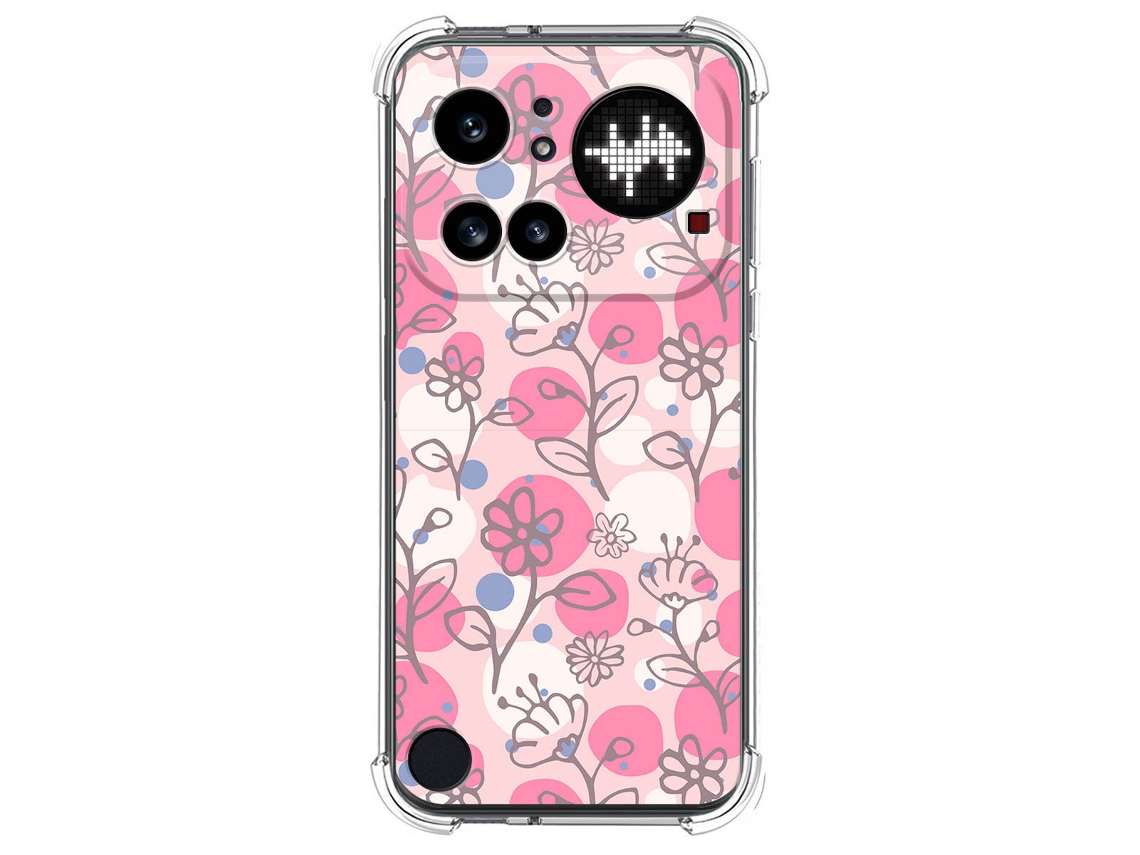 Capa Tumundosmartphone De Silicone À Prova De Choque Para Nothing Phone 4a Pro 5g Com Estampa Floral 7 Desenhos