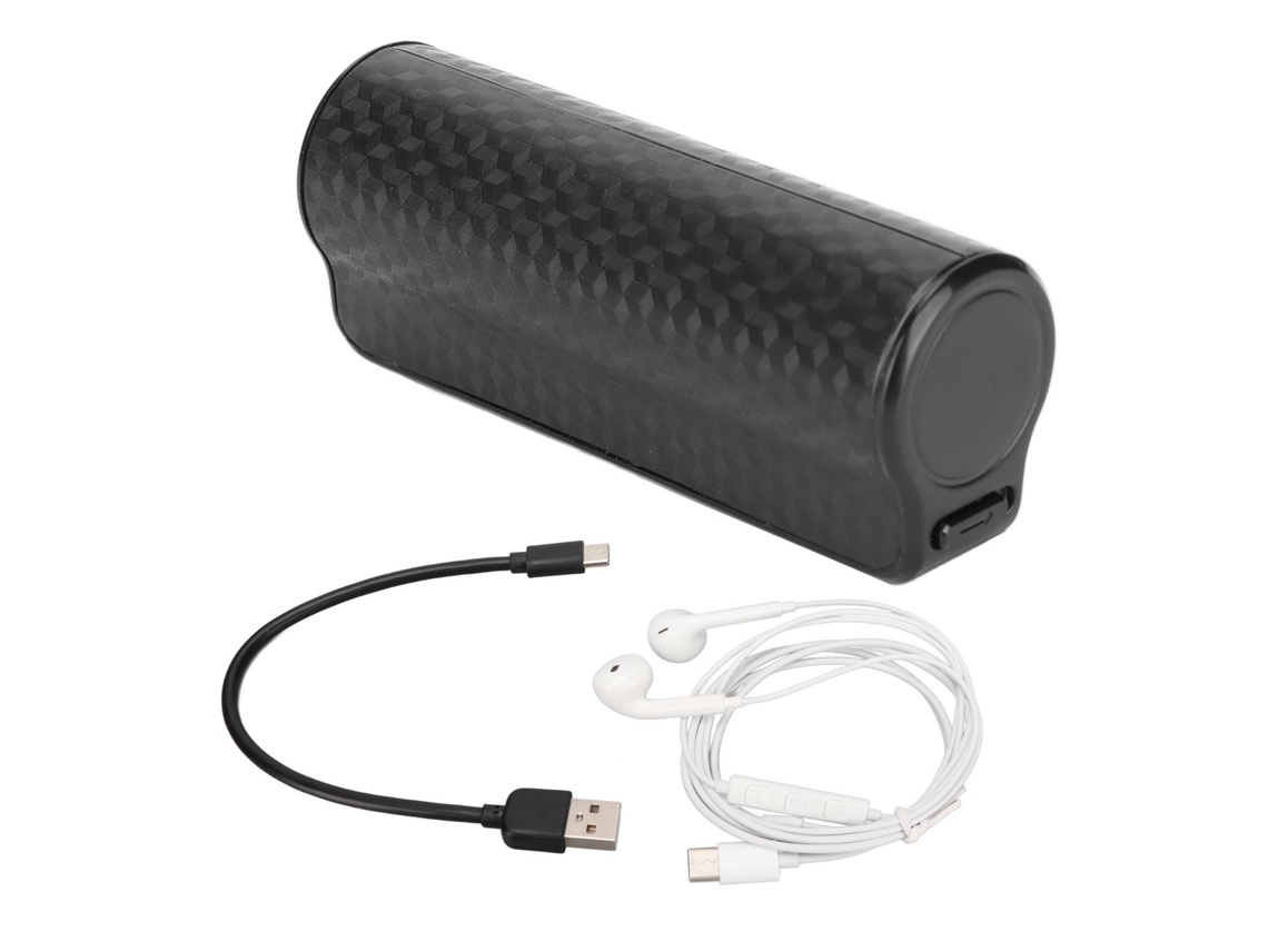 Aetheria gravadora de Voz Mini Magnética Ativada por Voz Ai Hd Redução de Ruído 16gb Interface Type C Preta