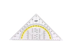Esquadro Geométrico 22cm Com Pega NOTE!