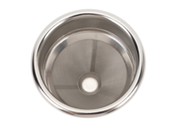 Cesta de filtro porta filtro 58mm aço inox 304 cone para cafeteira sem fundo | S/MARCA