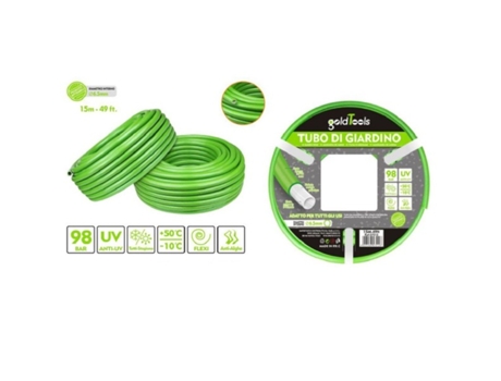 Mangueira de Jardim PVC Verde Bomba de Água 15 Metros 49 Pés Ø6.5mm 57512 KAELA