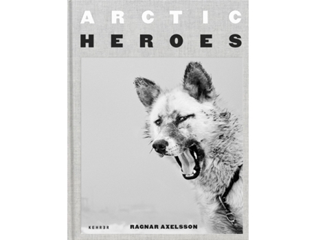 Livro arctic heroes de by photographer ragnar axelsson , designed by einar geir ingvarsson (inglês)