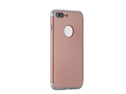 Hard Shell para Iphone 7 Plus Casca Rígida de Três Peças (ouro Rosa) EOOCOO (proteção Total Ultra fina Eletroplatada)