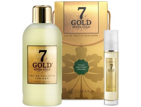 Conjunto de Perfume Homem SEVEN GOLD  (2 pcs) (2 pcs)
