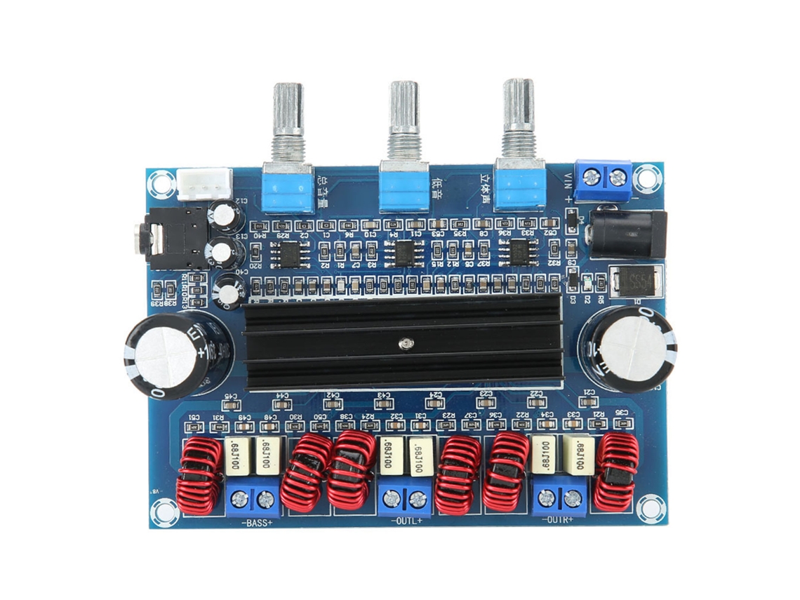 Laxiscreed Amplificador Digital 2.1 Canais Compatível Com Tpa3116d Para Sistemas Industriais